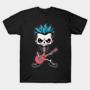 Punk Rock Skeleton 2 T-Shirt